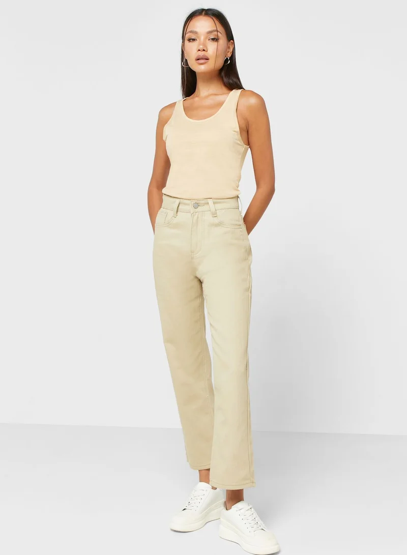 Ginger Straight Fit Colored Jeans