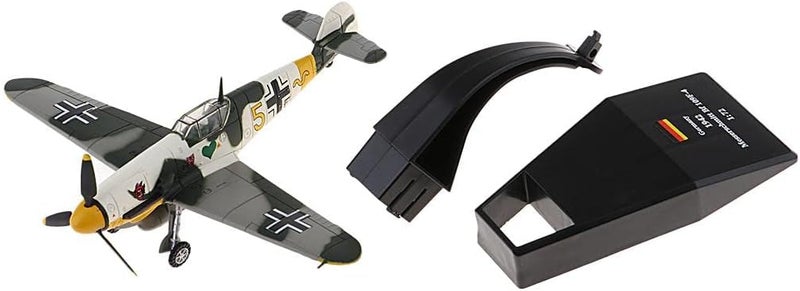 109 Diecast Aviation Fighter Plane Model Toy with Alloy Material Retractable Landing Gear and Collector Stand Suitable for Gift Giving Home - Image 2