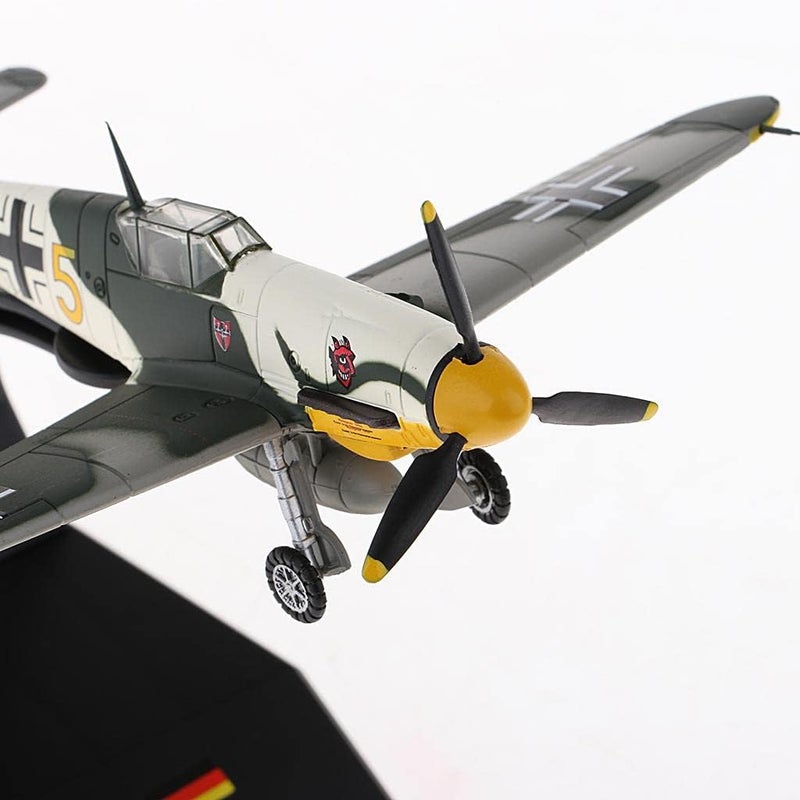109 Diecast Aviation Fighter Plane Model Toy with Alloy Material Retractable Landing Gear and Collector Stand Suitable for Gift Giving Home - Image 3