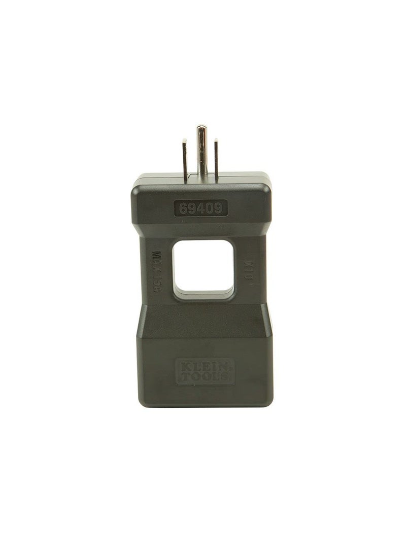 Klein Tools Klein Tools 69409 Line Splitter for Clamp Meter, Measures up to 15A Current Draw, 10x Measurement, Designed for North American Outlets  - Image 1