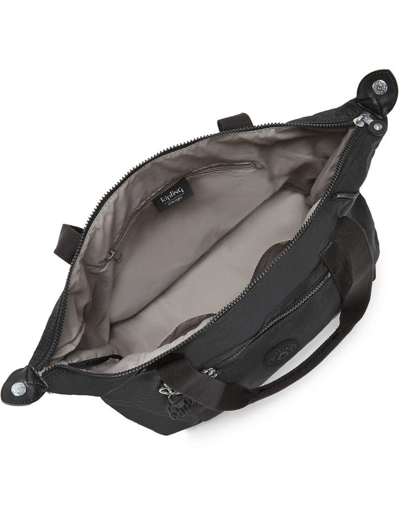 كيبلينغ حقيبة يد كبيرة للجنسين باللون الأسود الفني - Image 3