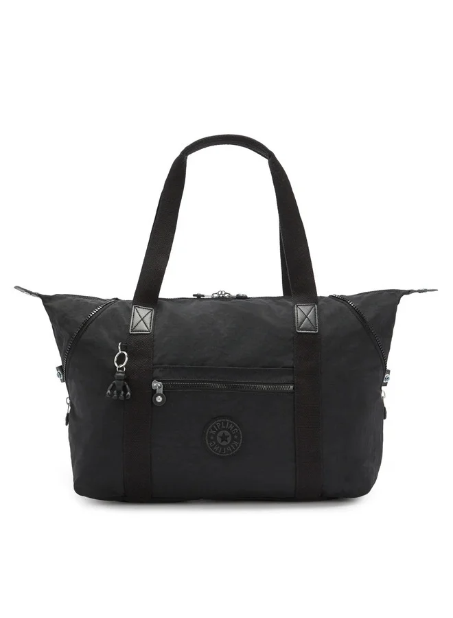 Large Tote Unisex Black Noir Art M