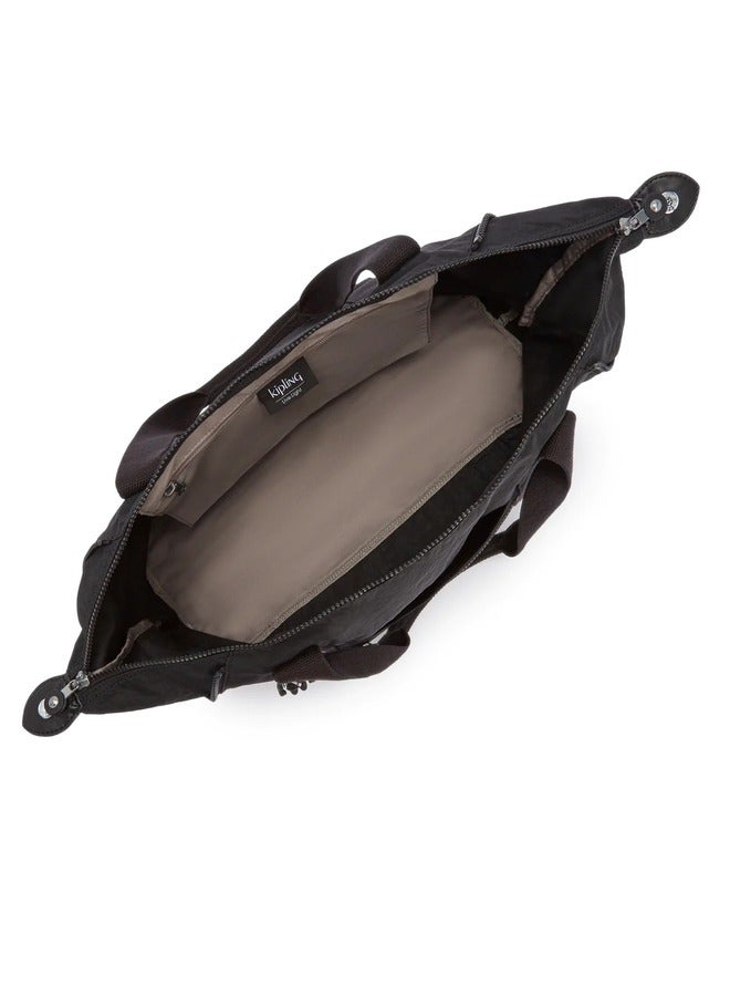 كيبلينغ حقيبة يد كبيرة للجنسين باللون الأسود الفني - Image 3