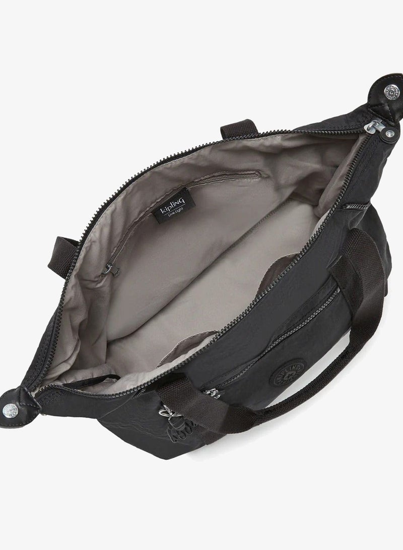 kipling art m large unisex tote - black noir - Image 3