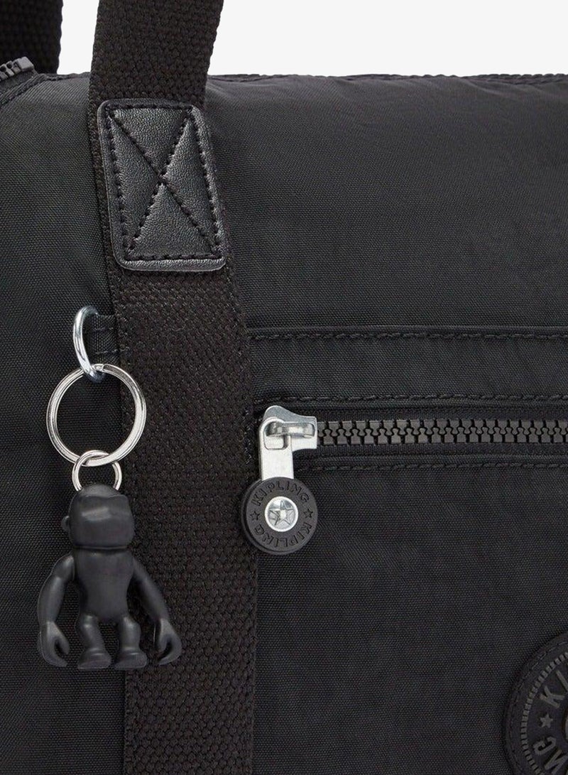 kipling art m large unisex tote - black noir - Image 5