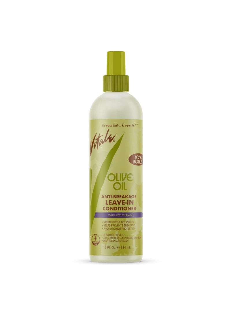 VITALE VITALE olive oil anti breakage leave in conditioner 12 fluid ounce, White, 12 Fl Ounce 
