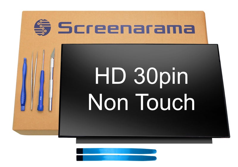 SCREENARAMA New Screen Replacement for NT156WHMN44 V80 HD 1366x768 Matte LCD LED Display with Tools