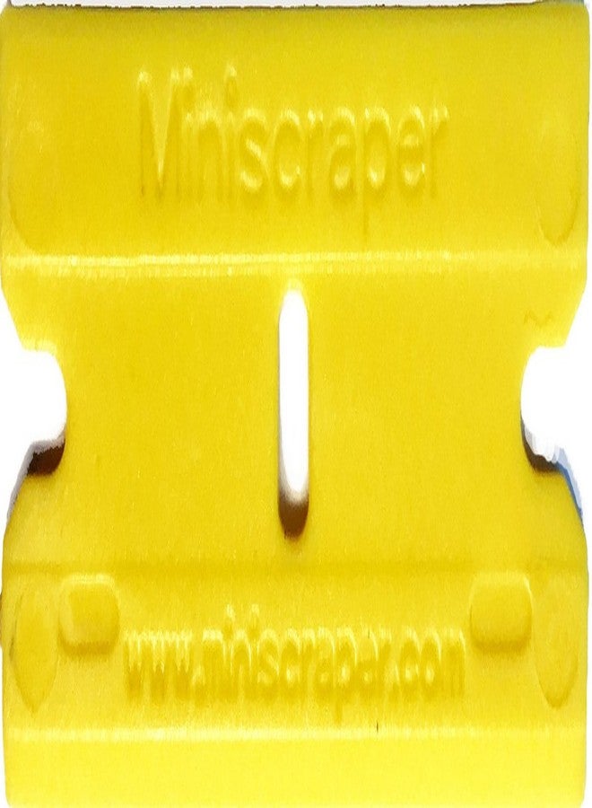 miniscraper 1 Pack (100pcs) 2X-Plus Double Edged Plastic Razor Blades with a Thicker and Thinner Edges - Image 3