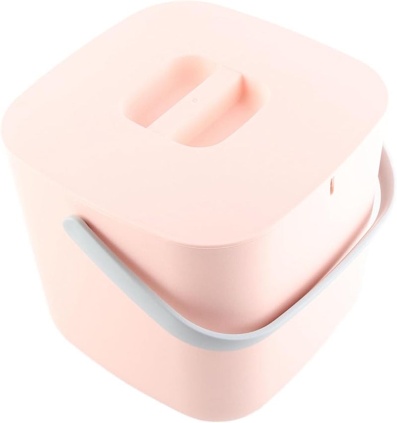 TOPINCN Mini Dishwasher, ABS and PC Portable USB Dishwashing Machine 18W, 45KPa Deep Cleaning, Auto Shutdown, Bucket and Sink Use for Home Kitchen Apartment (Pink Bucket) - Image 2