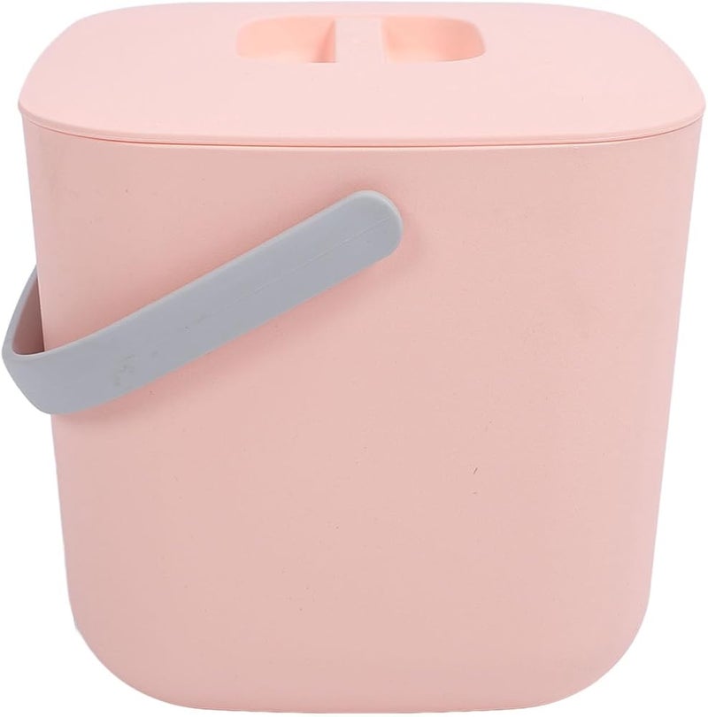 TOPINCN Mini Dishwasher, ABS and PC Portable USB Dishwashing Machine 18W, 45KPa Deep Cleaning, Auto Shutdown, Bucket and Sink Use for Home Kitchen Apartment (Pink Bucket) - Image 4