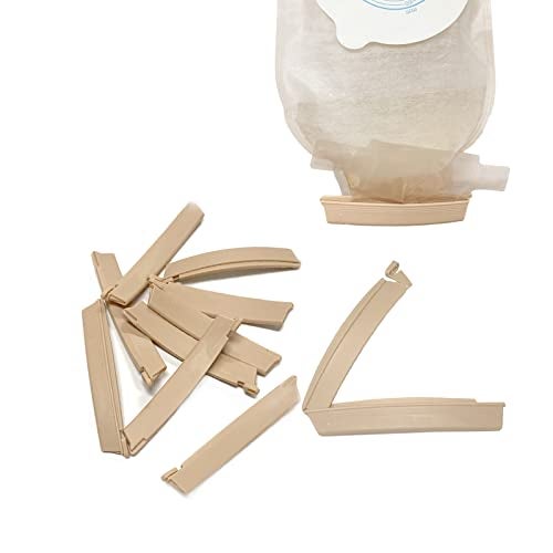 MUROCEA Universal Ostomy Bag Clip Drainable Pouch Clamps Tail Closure Surefit Medical Grade 20 pcs - Image 2