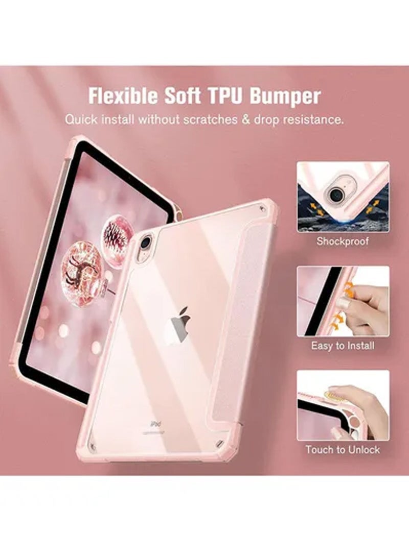 Captaintech Protective Flip Cover For Apple iPad Mini 6 with Pencil Holder - Image 2