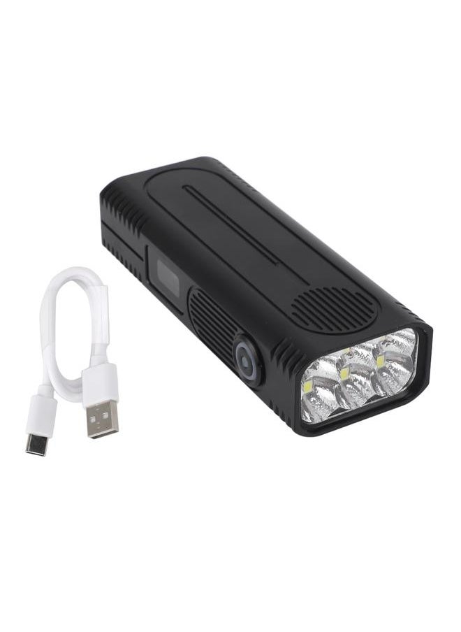 Thoraya Flat Flashlights 10000LM USB Rechargeable IPX4 Protection 4200mAh with Pocket Clip EDC Flat Flashlight for Outdoor Activities  - Image 1