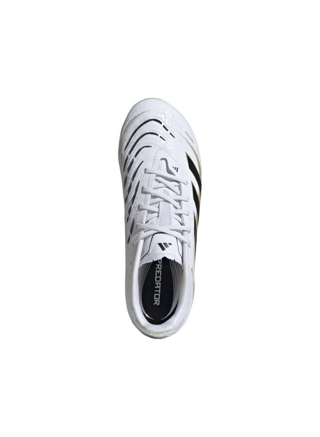 Adidas Adidas Predator Elite Fg J U White Football/Soccer Shoes For Kids - Image 4