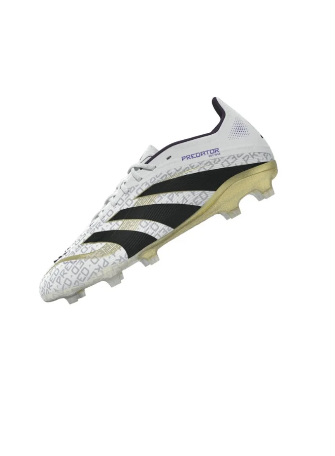 Adidas Adidas Predator Elite Fg J U White Football/Soccer Shoes For Kids