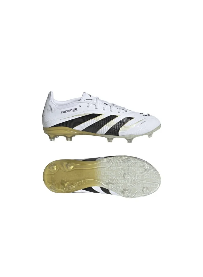 Adidas Adidas Predator Elite Fg J U White Football/Soccer Shoes For Kids