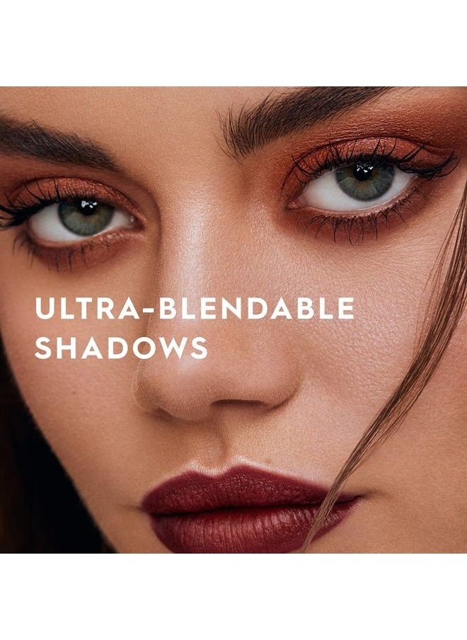 Urban Decay - Naked Heat Eyeshadow Palette, 12 Fiery Amber Neutral Shades - Ultra-Blendable, Rich Colors with Velvety Texture - Set Includes Mirror & Double-Ended Makeup Brush - Image 1
