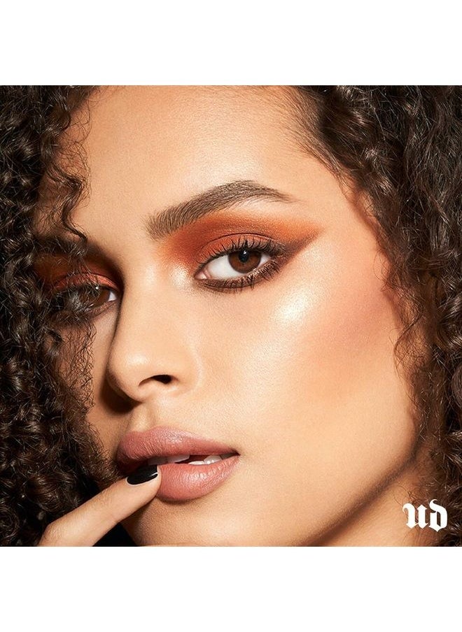 Urban Decay - Naked Heat Eyeshadow Palette, 12 Fiery Amber Neutral Shades - Ultra-Blendable, Rich Colors with Velvety Texture - Set Includes Mirror & Double-Ended Makeup Brush - Image 1