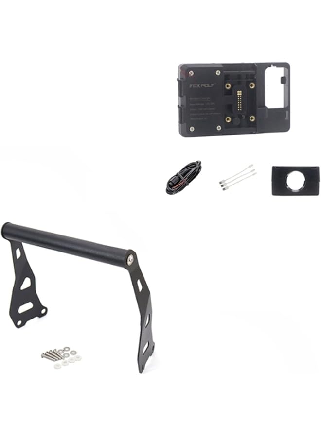 erorex Motorcycle Mobile Phone Gps Mount Navigation Plate Bracket Usb Wireless Charging Stand For Royal Enfield Himalayan 2016 2021 Handlebar Phone Mount 22Mm Usb Stand - Image 1