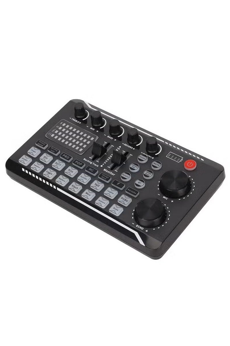 UMIXPRO F998 Sound Card Professional USB Audio Card Adapter Volume Adjustable High Quality Live Stream Sound Card for Clear Audio Noise Reduction and Real Time Control Ideal for Streaming Gaming and Recording - Image 4