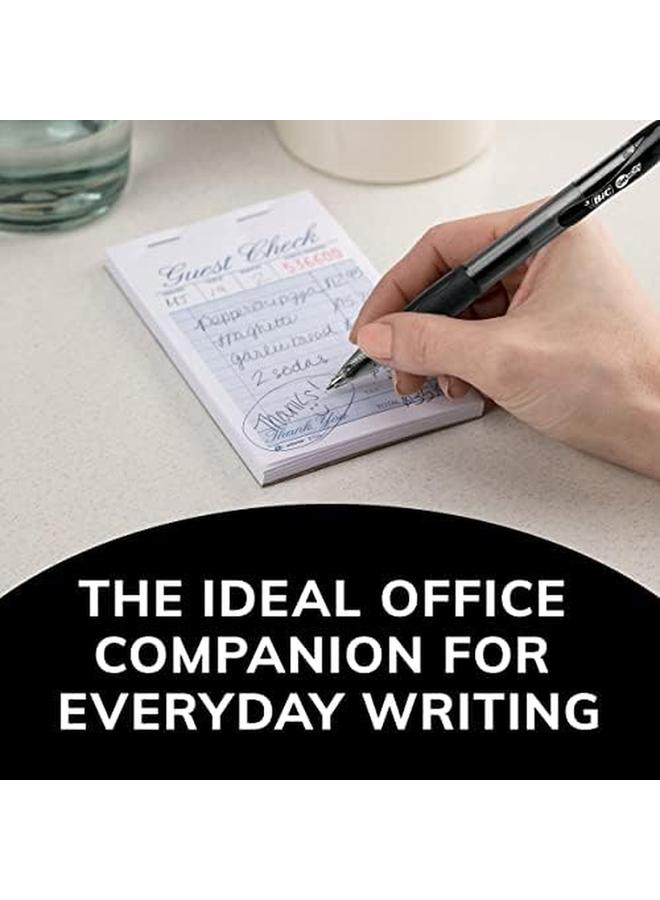 بيك أقلام جل سوداء أصلية من جيلوسيتي متوسطة الحجم 0.7 مم، 24 قطعة من أقلام الجل القابلة للسحب مع قبضة مريحة - Image 4