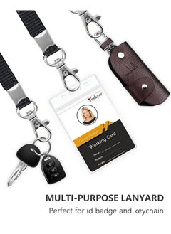 Lanyards For Id Badges, 3 Pack Of Lanyard With Id Card Holder, Extra Thick Clear Waterproof Resealable Zip Id Badge Holder With Lanyard For Office, School, Cruise Ship Cards - pzsku/Z78060DC5DA6BB057A51FZ/45/_/1735214597/6c47beb9-b79d-4e99-8886-990f009f75af