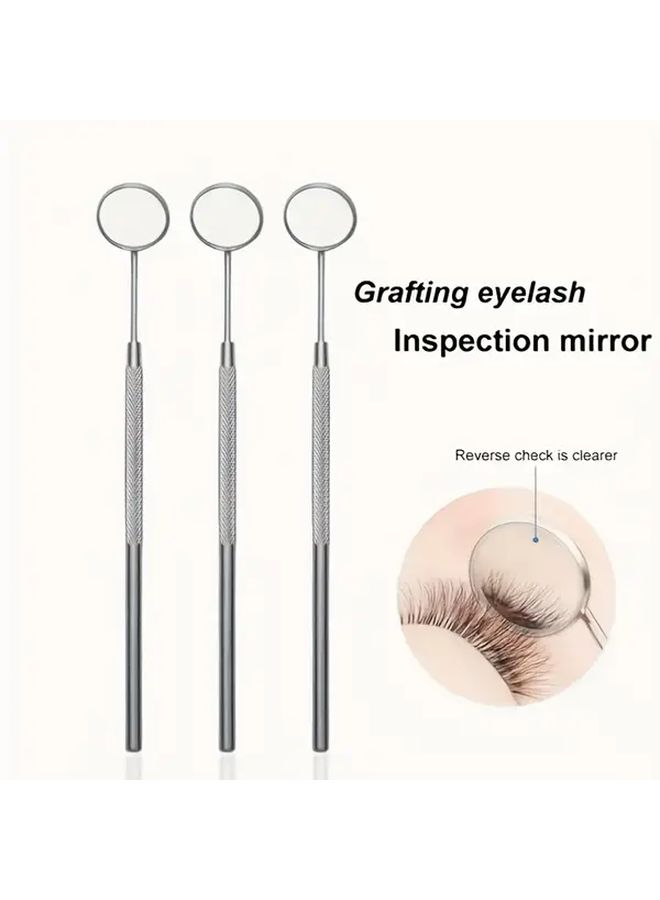 Professional Eyelash Inspection Mirror with Random Color Leak Proof Anti Curling Root Design - Image 3