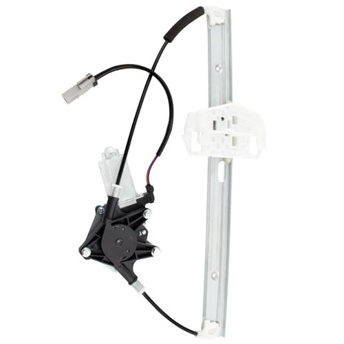 YMAUGP Power Window Regulator with 2-Pin Motor for Jeep Wrangler 2007-2017, Wrangler JK 2018, Front Right Passenger Side, Replace# 68014948AA 748-913 - Image 2