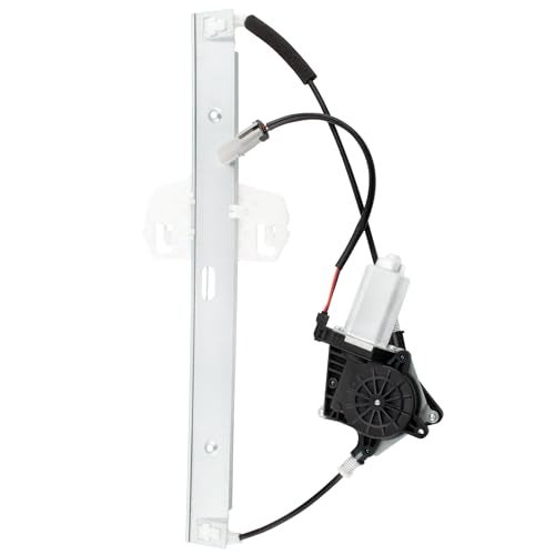 YMAUGP Power Window Regulator with 2-Pin Motor for Jeep Wrangler 2007-2017, Wrangler JK 2018, Front Right Passenger Side, Replace# 68014948AA 748-913 - Image 1