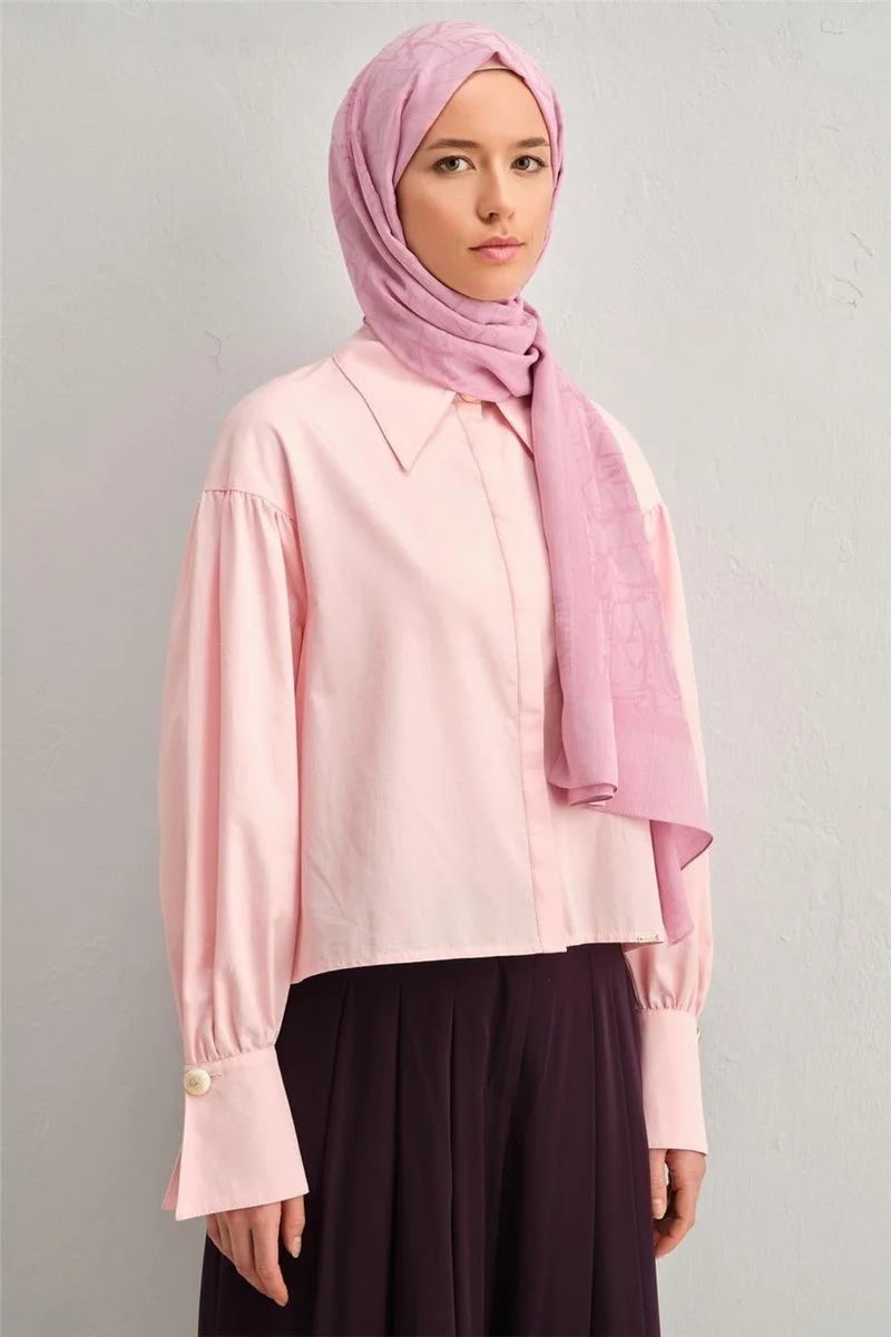 ARMINE Tensel Silk Calligraphy Pattern Shawl 32110