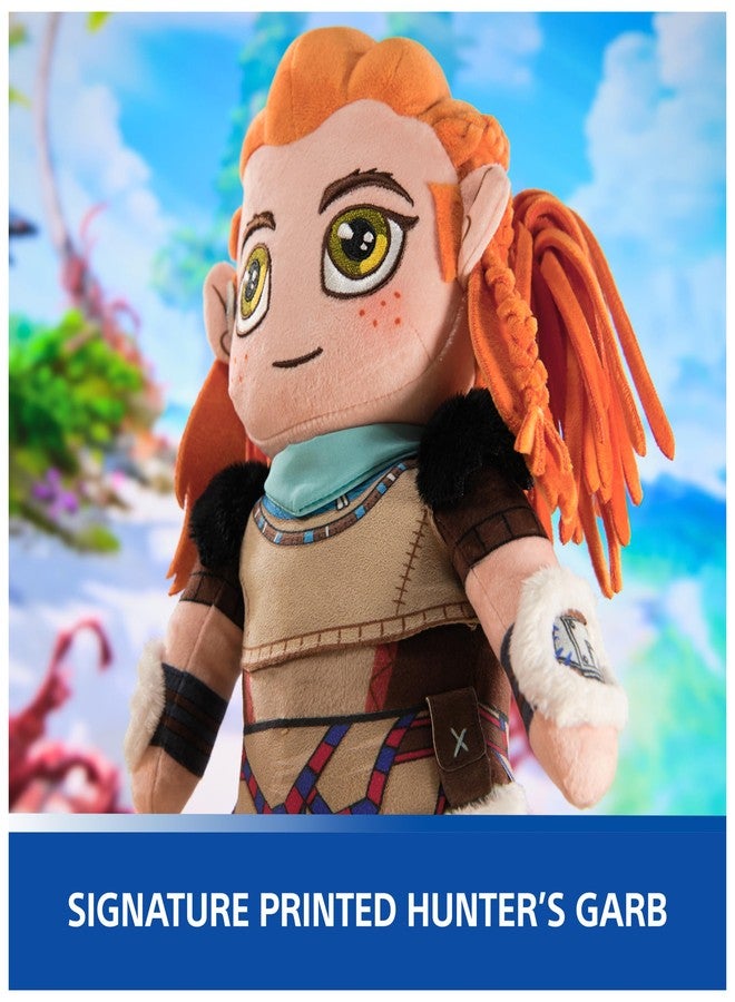 PlayStation Horizon Forbidden West, Premium 10-Inch Aloy Collector Grade Plush Toy, Cute Plushies and Kids Toys for PS5 Fans of All Ages - Image 4
