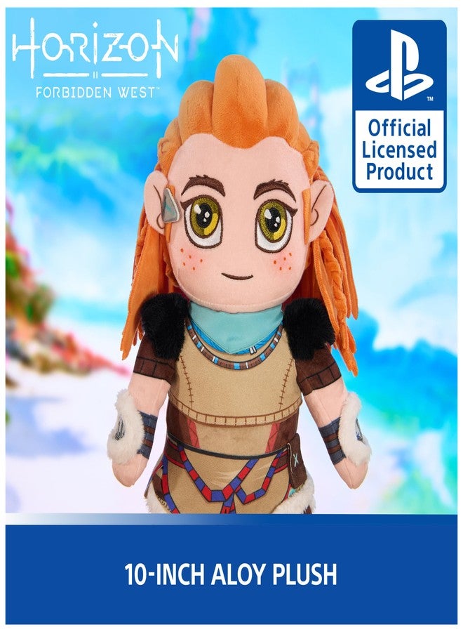 PlayStation Horizon Forbidden West, Premium 10-Inch Aloy Collector Grade Plush Toy, Cute Plushies and Kids Toys for PS5 Fans of All Ages - Image 2
