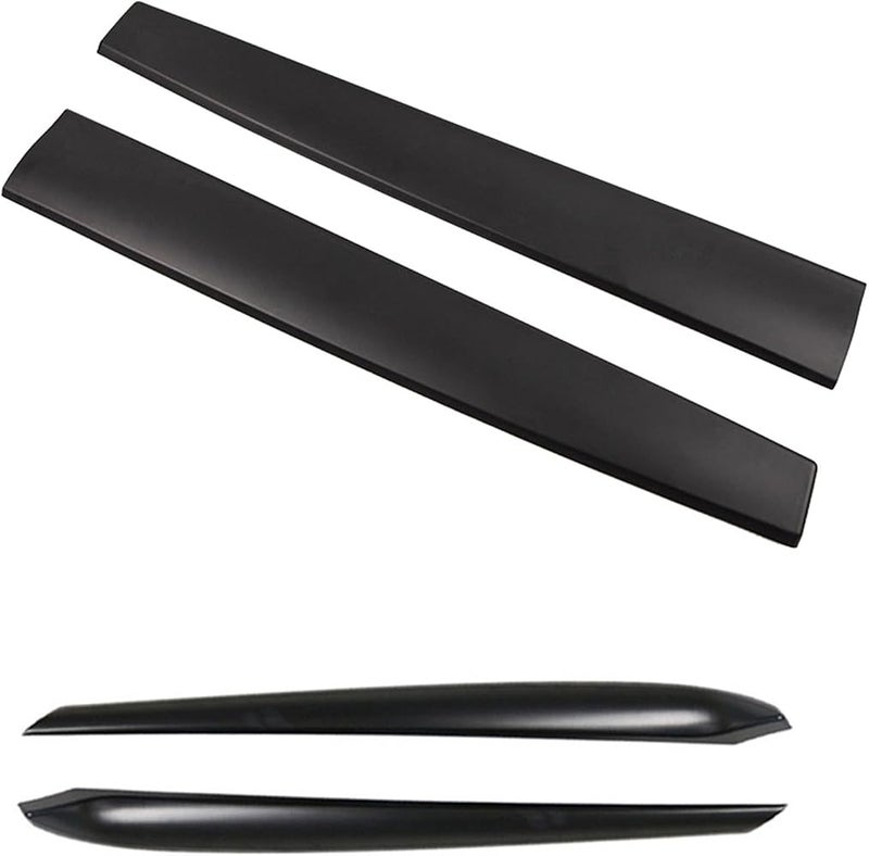 POIBWBUN Dash Wrap Front Door Panel Trim for Tesla Model Y and Model 3 2020 2021 2022 2023 Dashboard Cover(Matte Black) - Image 5