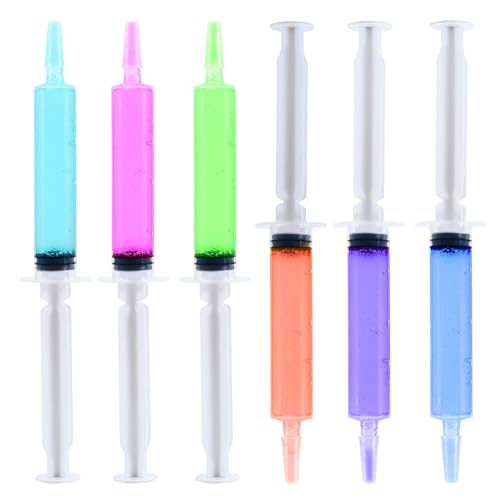 FOCUSLINE 50 Pack Jelly Shot Syringes, 1.5 OZ Capacity Plastic Shot Glasses, Durable Jelly Shot Syringes with Lid, Perfect for Halloween, Thanksgiving, Christmas - Image 1