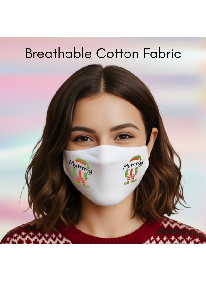 PRINTSHOP4ME Christmas Adult Face Protection Novelty Mask,Washable And Adjustable For Men Women And Youth - Image 3