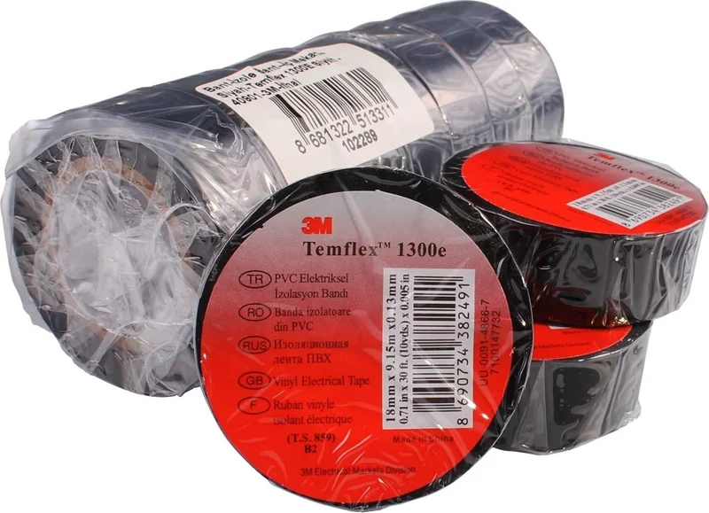 3M Temflex PVC Electrical Insulation Tape 30pcs