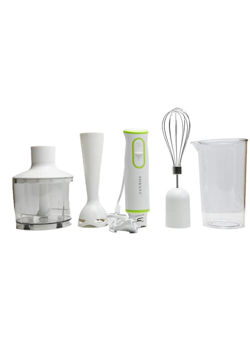 sokany - Sokany 4 in 1 Hand Blender/Mixer Grinder Blender/Manual Blender/Juicer Blender/Small Blender/Blender for Fruits, Coffee, Shakes/Smoothie Blender for Home, Office, Camping - Image 1