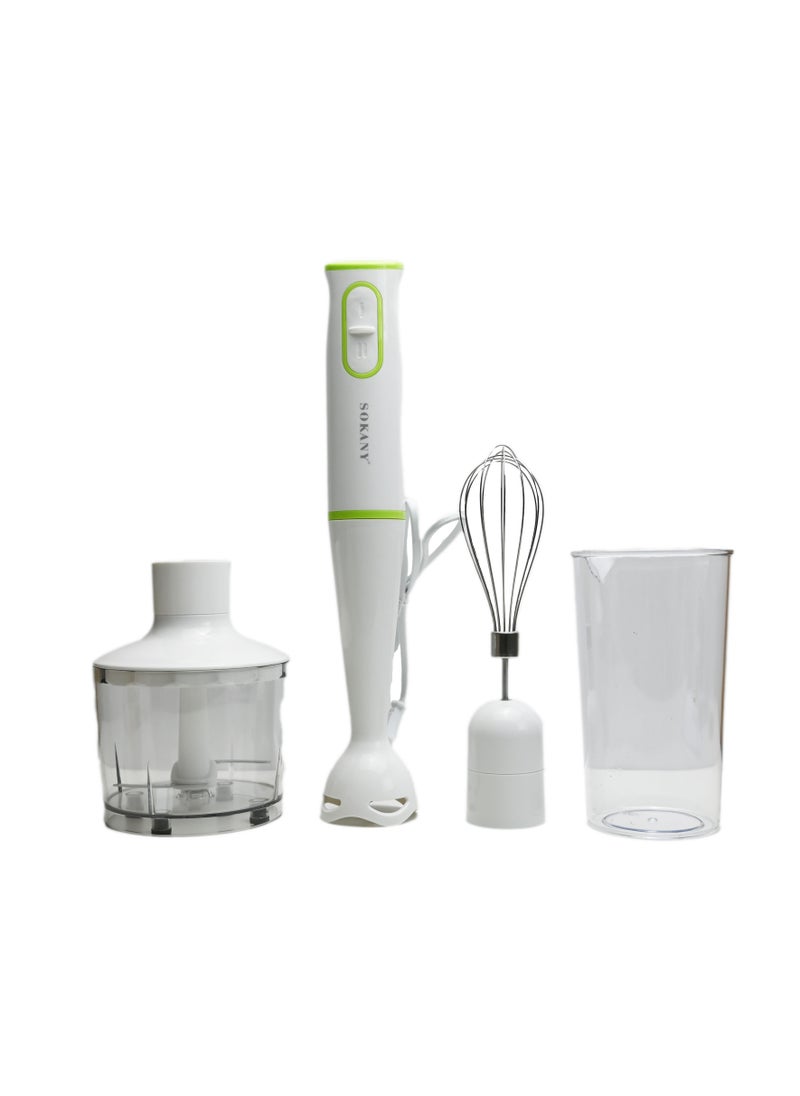 sokany - Sokany 4 in 1 Hand Blender/Mixer Grinder Blender/Manual Blender/Juicer Blender/Small Blender/Blender for Fruits, Coffee, Shakes/Smoothie Blender for Home, Office, Camping - Image 1