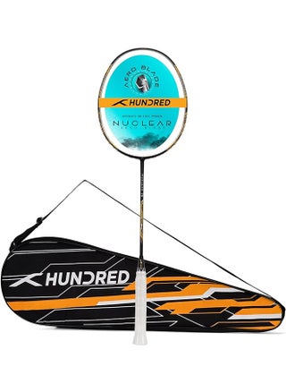 NUCLEAR 78 Carbon Fibre Unstrung Badminton Racket with Full Racket Cover | For Professional Players | 78 grams | Maximum String Tension - 32lbs - pzsku/Z780648F0B7EDEFD949B3Z/45/_/1695268312/78ed1dfb-8b6d-460a-8ec3-effcae18bda2