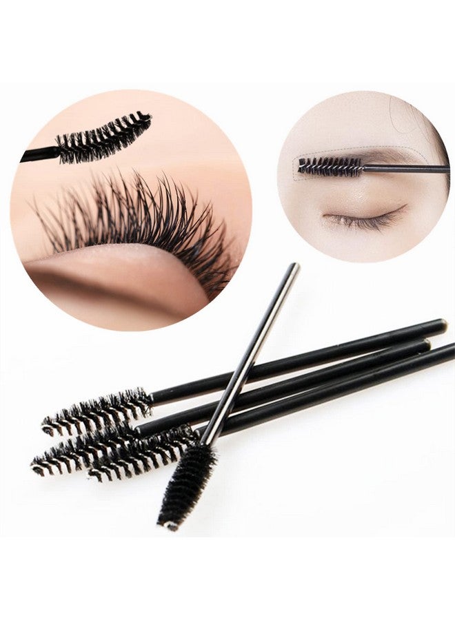 BTYMS 100 Pcs Disposable Eyelash Spoolies Brush Mascara Applicator Lash Wand Lashes Brush Eyebrow Spooly For Extension - Image 2
