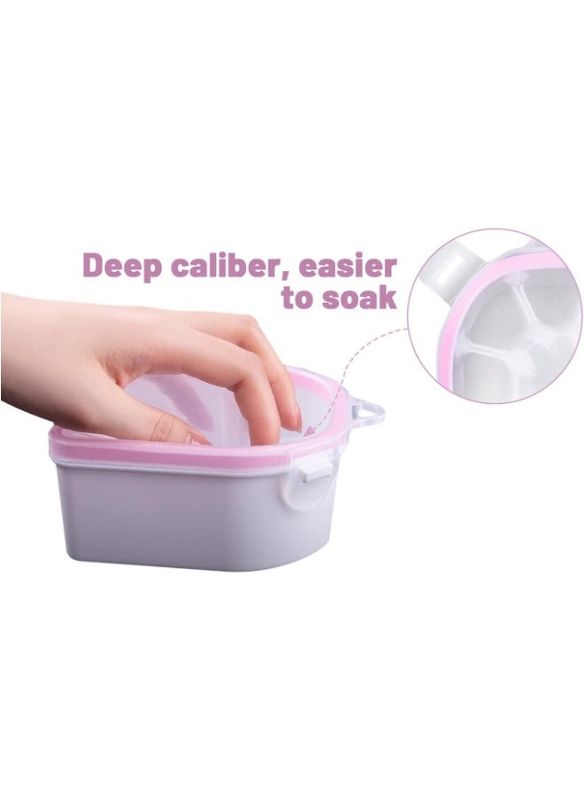 globalstar Globalstar Nail Soak Bowl Set of 2 Blue - Elevate Your Manicure Routine  - Image 4