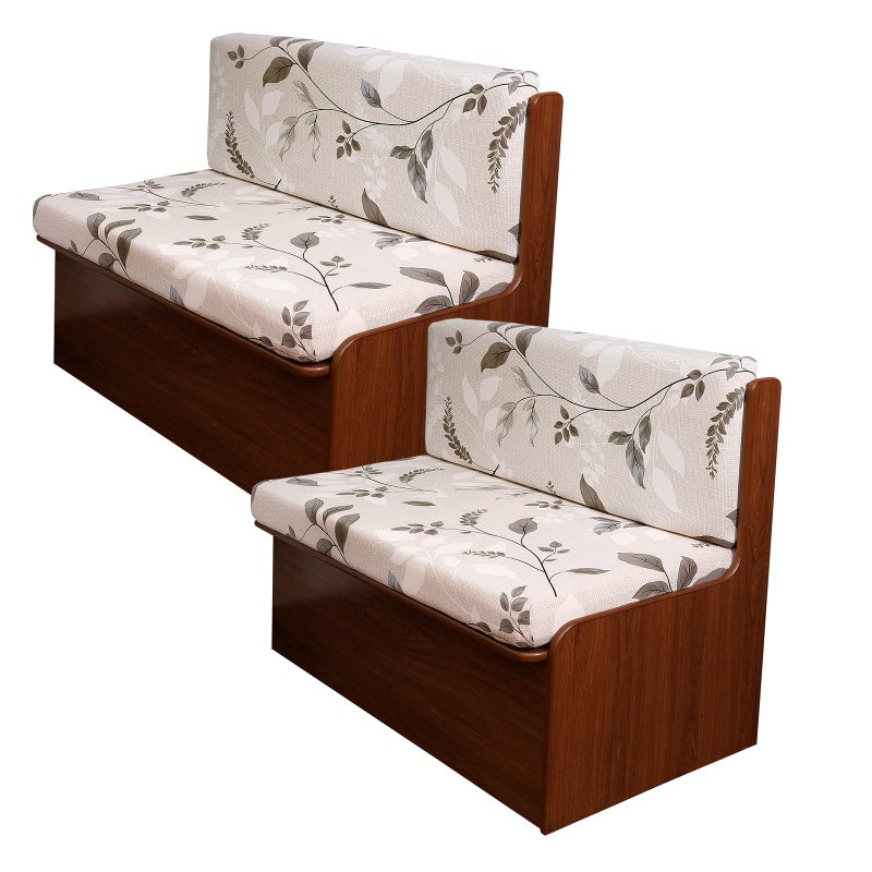 KRFOONN RV Dinette Cushion Covers Stretch Camper Cushions Cover Replacement Couch Cushion Slipcovers Washable Loveseat Slipcovers for Travel Trailer Couch Includes 2 Backrest Cover & 2 Bench Cover, 02 - Image 1