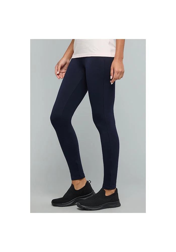 R&b  Solid Leggings with Elastic Waist for Women | Best Price UAE
