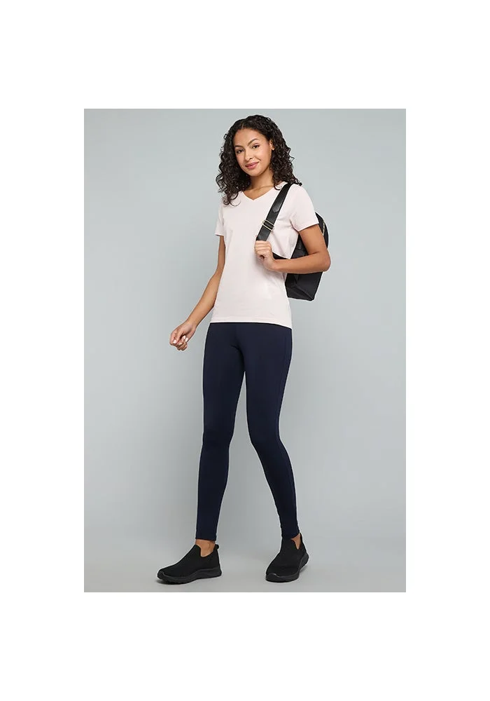 R&b  Solid Leggings with Elastic Waist for Women | Best Price UAE