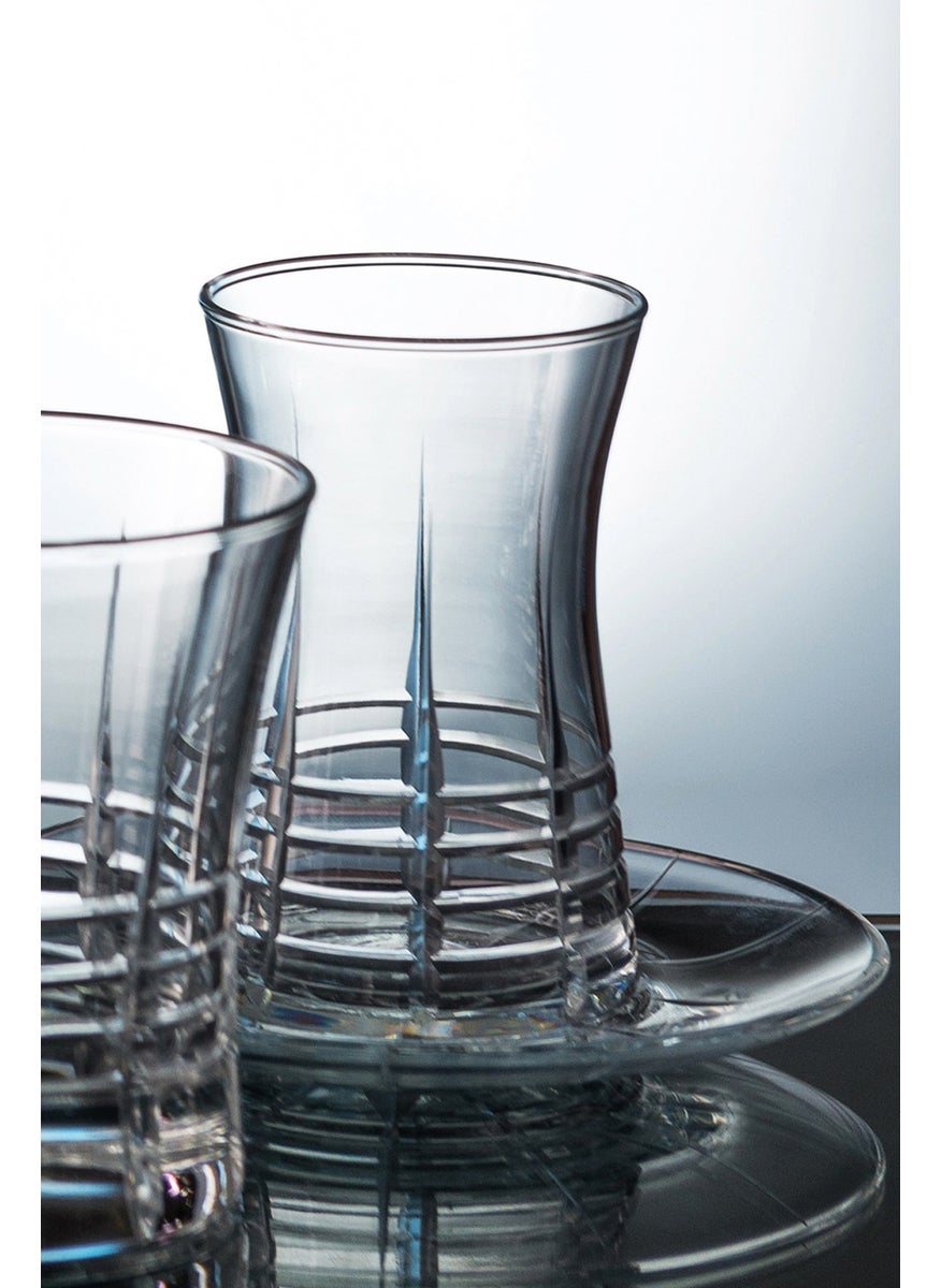 Royal Home - Roya Home Helen Sade 12 Piece Tea Glass Set for 6 People - Image 1