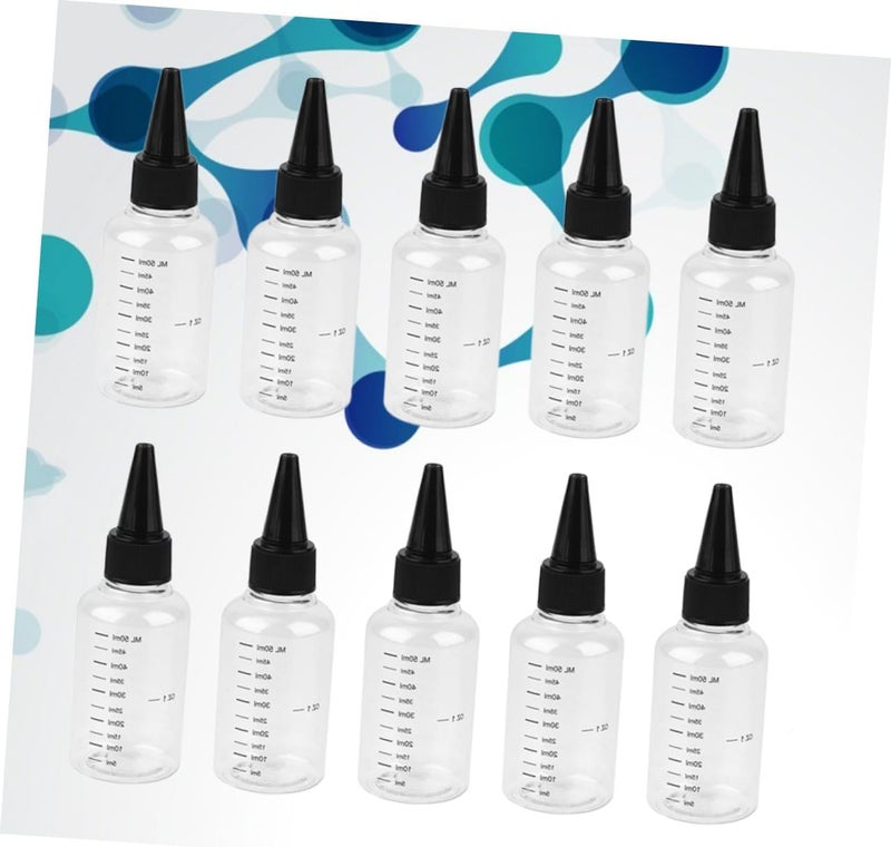 15pcs 50ml Squeezable Bottles with Graduated Scale and Tip Cap, Refillable Travel Subpackaging Bottles for Toiletries and Liquids - Image 5