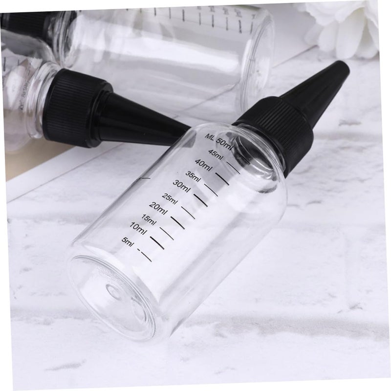 15pcs 50ml Squeezable Bottles with Graduated Scale and Tip Cap, Refillable Travel Subpackaging Bottles for Toiletries and Liquids - Image 3