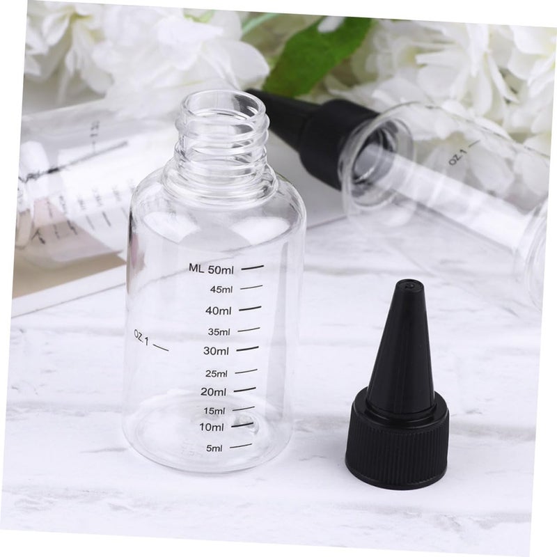 15pcs 50ml Squeezable Bottles with Graduated Scale and Tip Cap, Refillable Travel Subpackaging Bottles for Toiletries and Liquids - Image 2