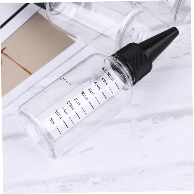 15pcs 50ml Squeezable Bottles with Graduated Scale and Tip Cap, Refillable Travel Subpackaging Bottles for Toiletries and Liquids - Image 4