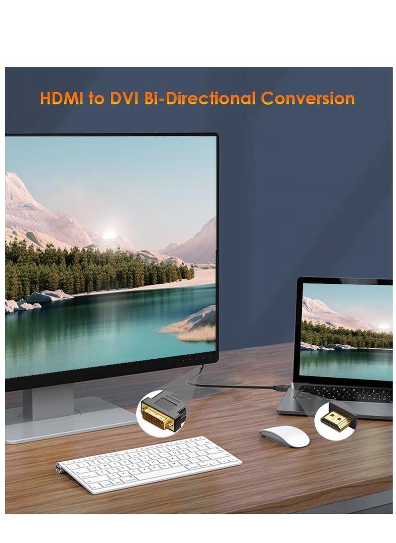 Benfei HDMI to DVI 1.5M Cable, Uni-Directional HDMI Computer to DVI Monitor Cable (Male to Male) Compatible for Computer, Desktop, Laptop, PC, Monitor, Projector, HDTV, Roku, Xbox  - Image 5